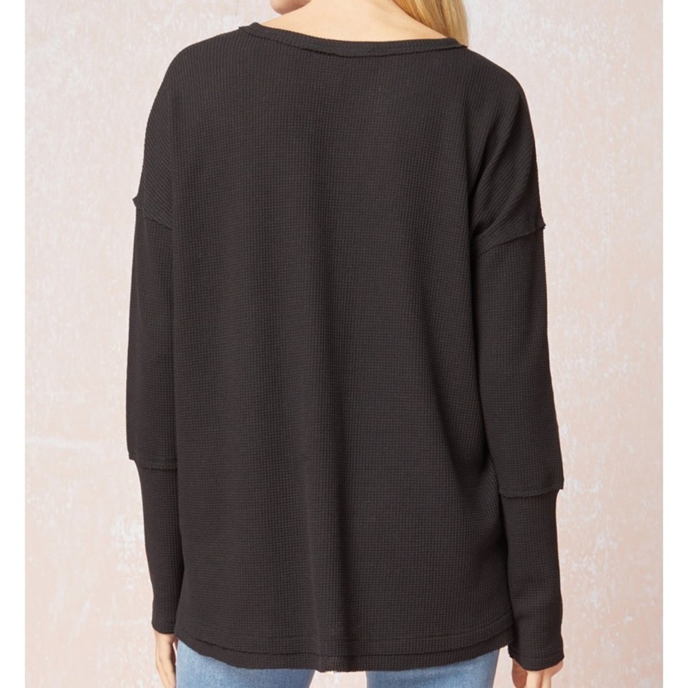 Waffle Knit Top - Picture 2 of 2